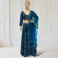Lehenga + Choli + Scarf