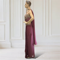 Corset + Drape skirt + Scarf