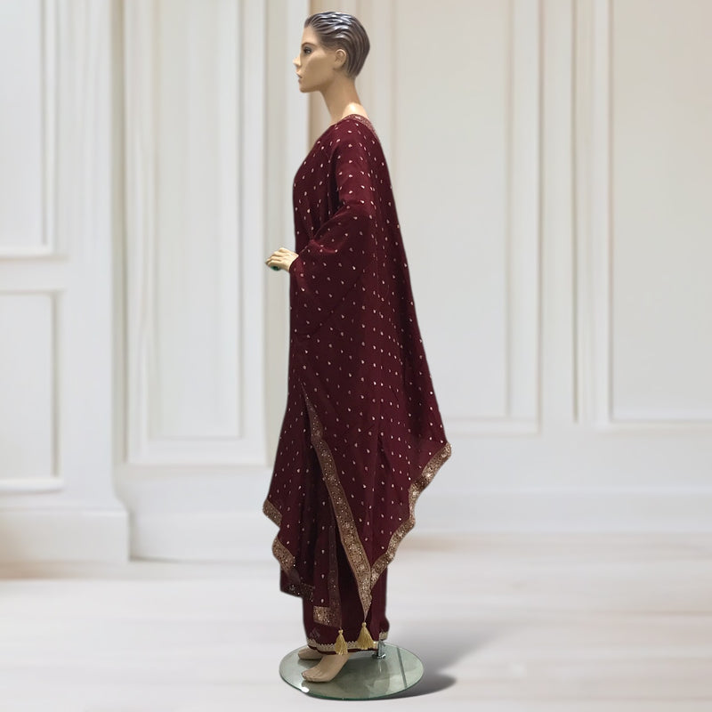 Kurta + Shalwar + Scarf