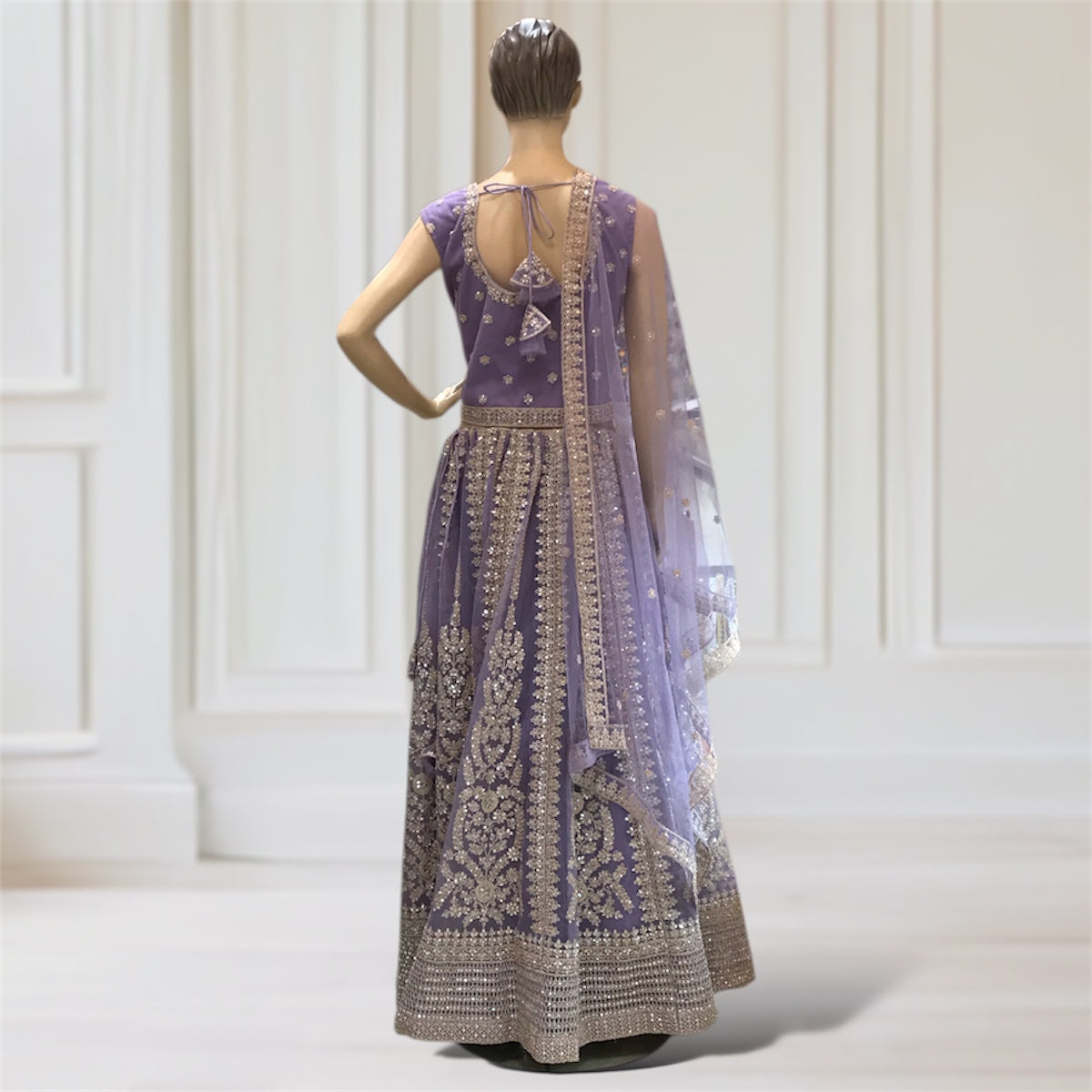 Lehenga + Choli + Scarf