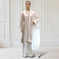 Kurta + Trouser + Scarf + Jacket