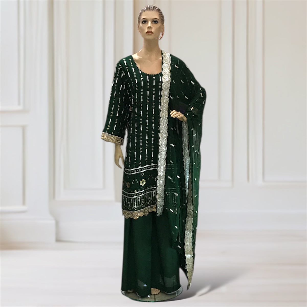 Kurta + Trouser + Scarf