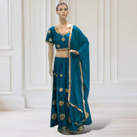 Lehenga + Choli + Scarf