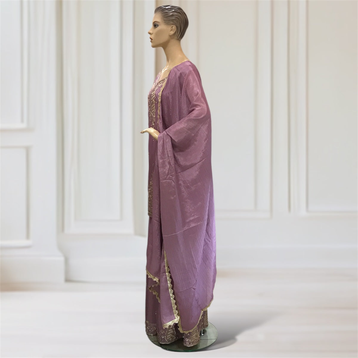 Kurta + Palazzo + Scarf