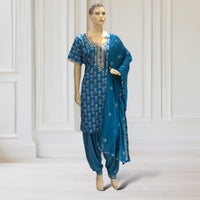 Kurta+Trouser+Scarf