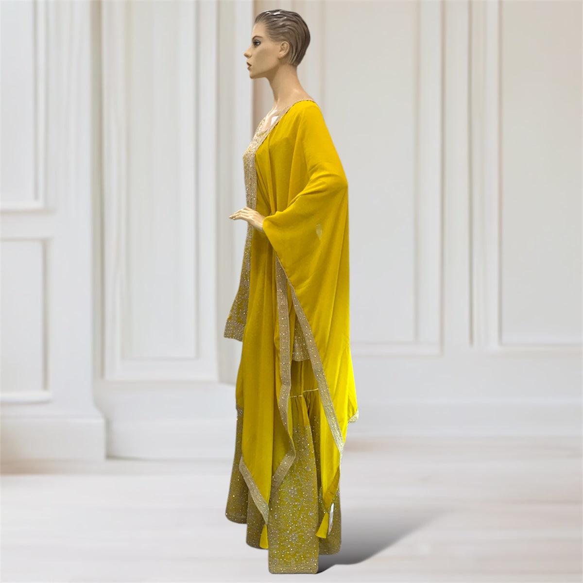 Kurta + Garara + Scarf