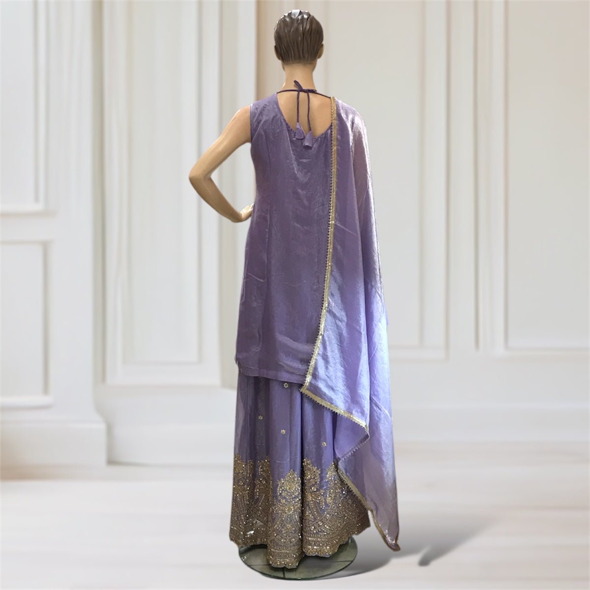 Kurta + Palazzo + Scarf