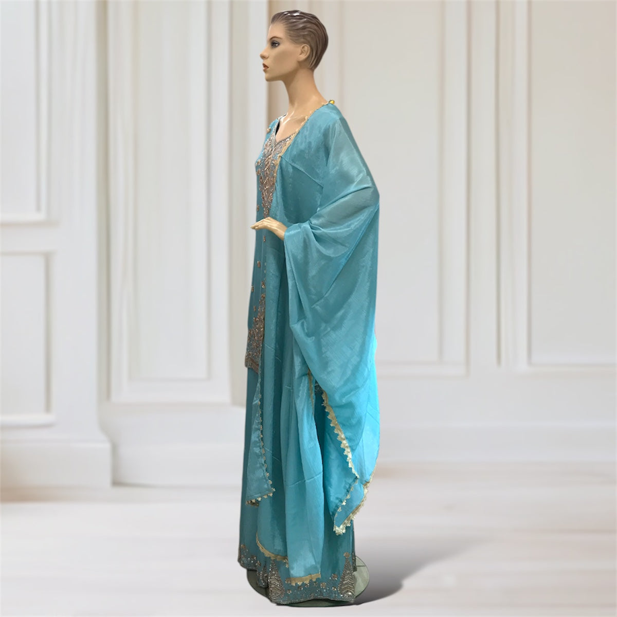 Kurta + Palazzo + Scarf