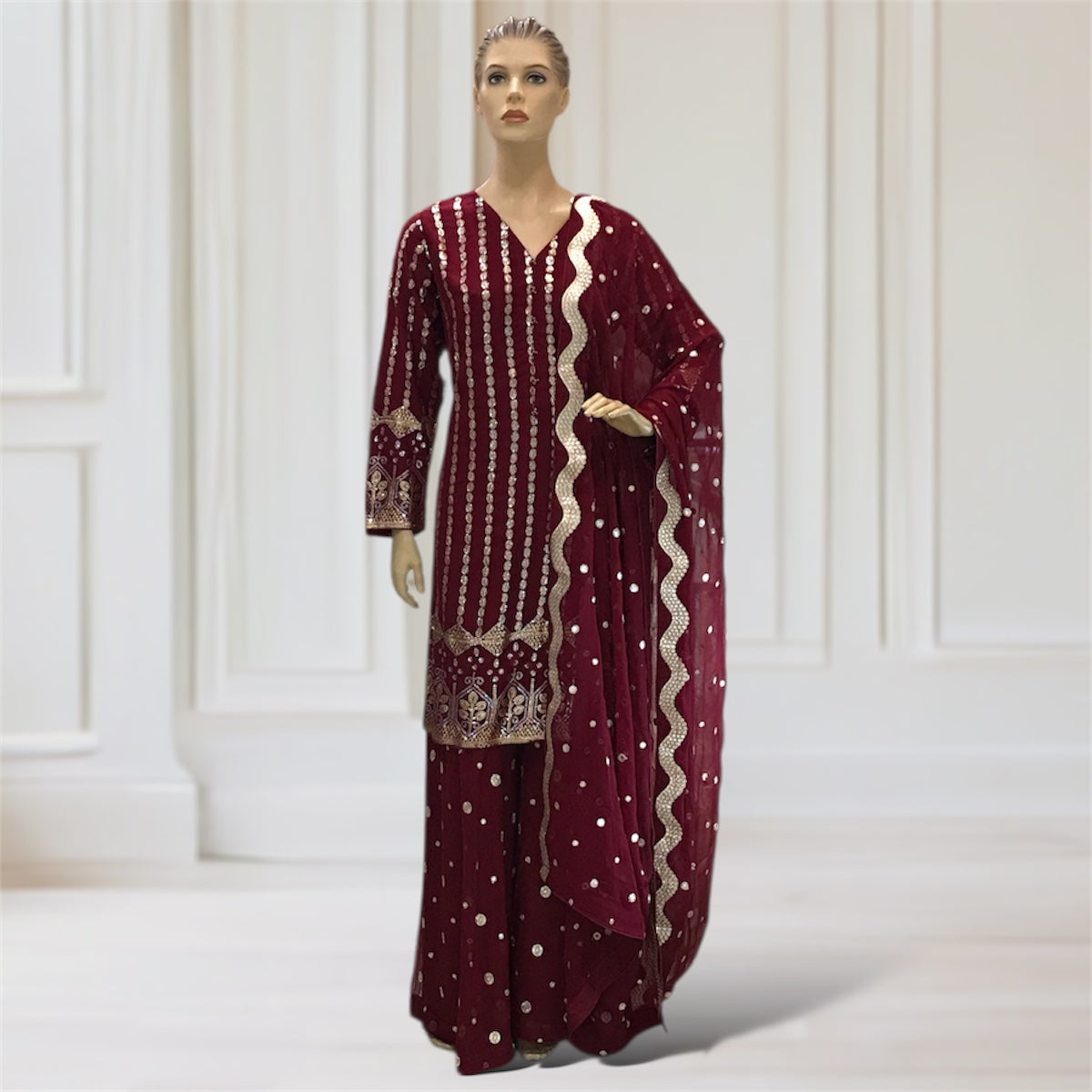 Kurta + Trouser + Scarf