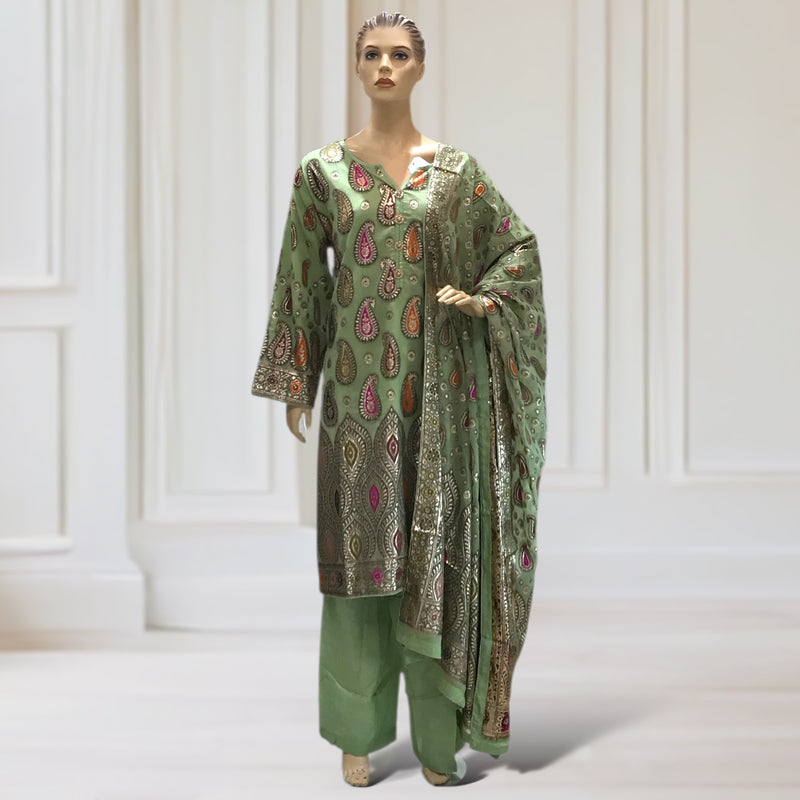 Kurta + Trouser + Scarf
