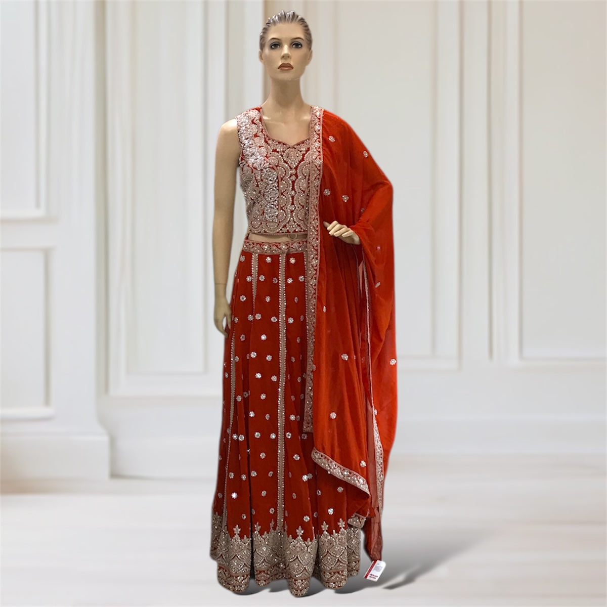 Lehenga + Choli + Scarf