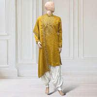 Kurta + Dhoti Trouser + scarf