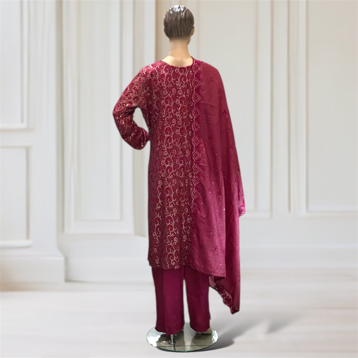 Kurta + Trouser + Scarf