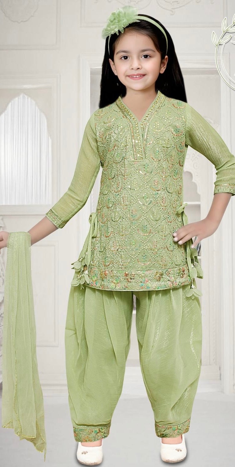 Kurta + Salwar + Scarf