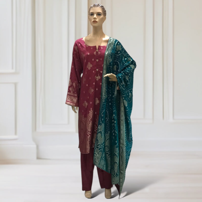 Kurta + Trouser + Scarf
