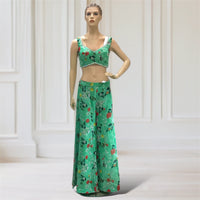 Jacket + Choli + Palazzo
