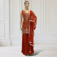 Kurta + Garara + scarf
