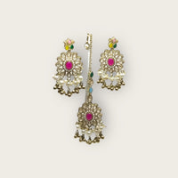 Necklace + Earrings + Tikka