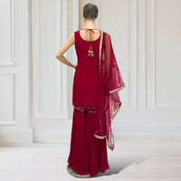 Kurta + Garara + scarf