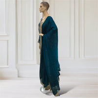 Gown + Kurta + Trouser + Scarf