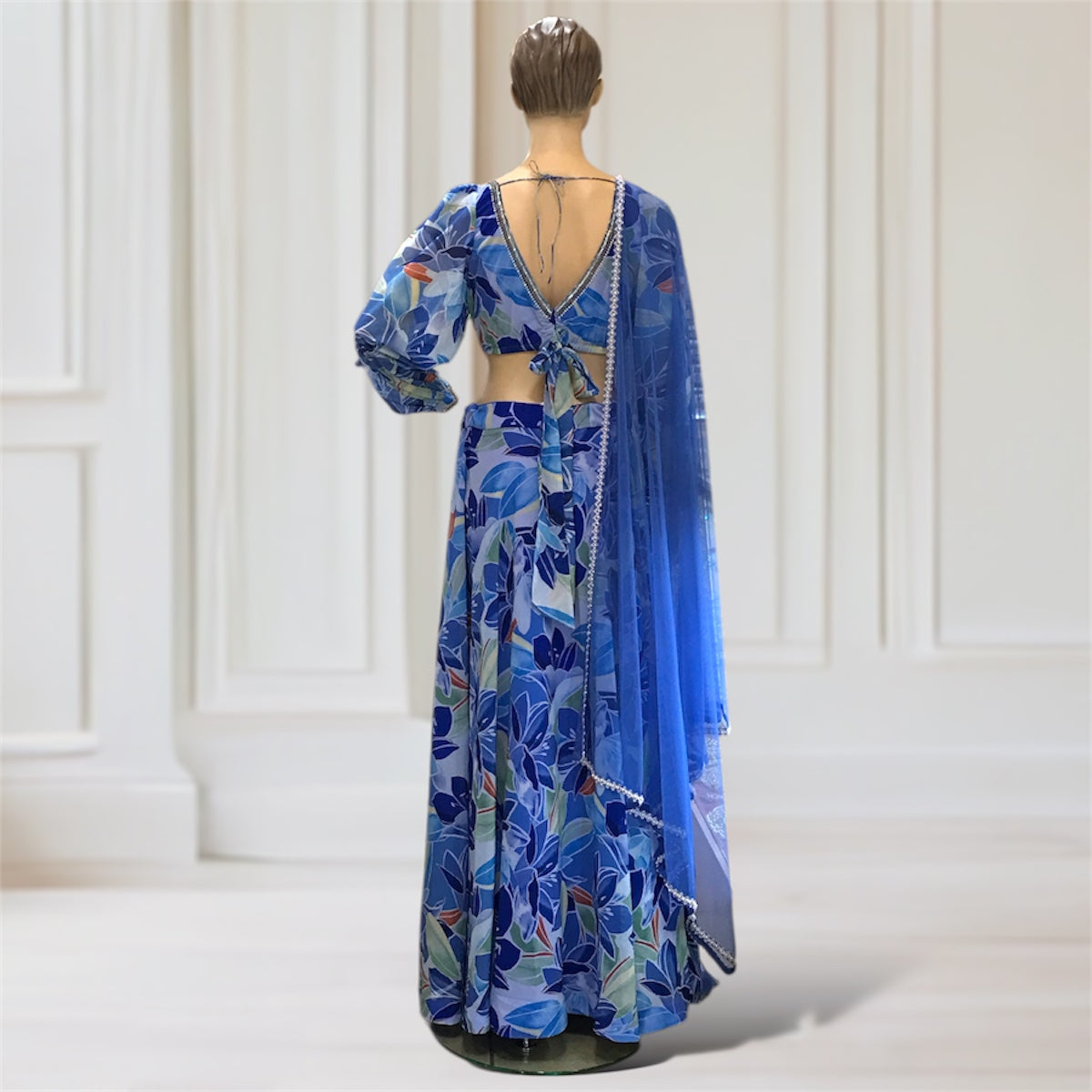 Lehenga + Choli + Scarf