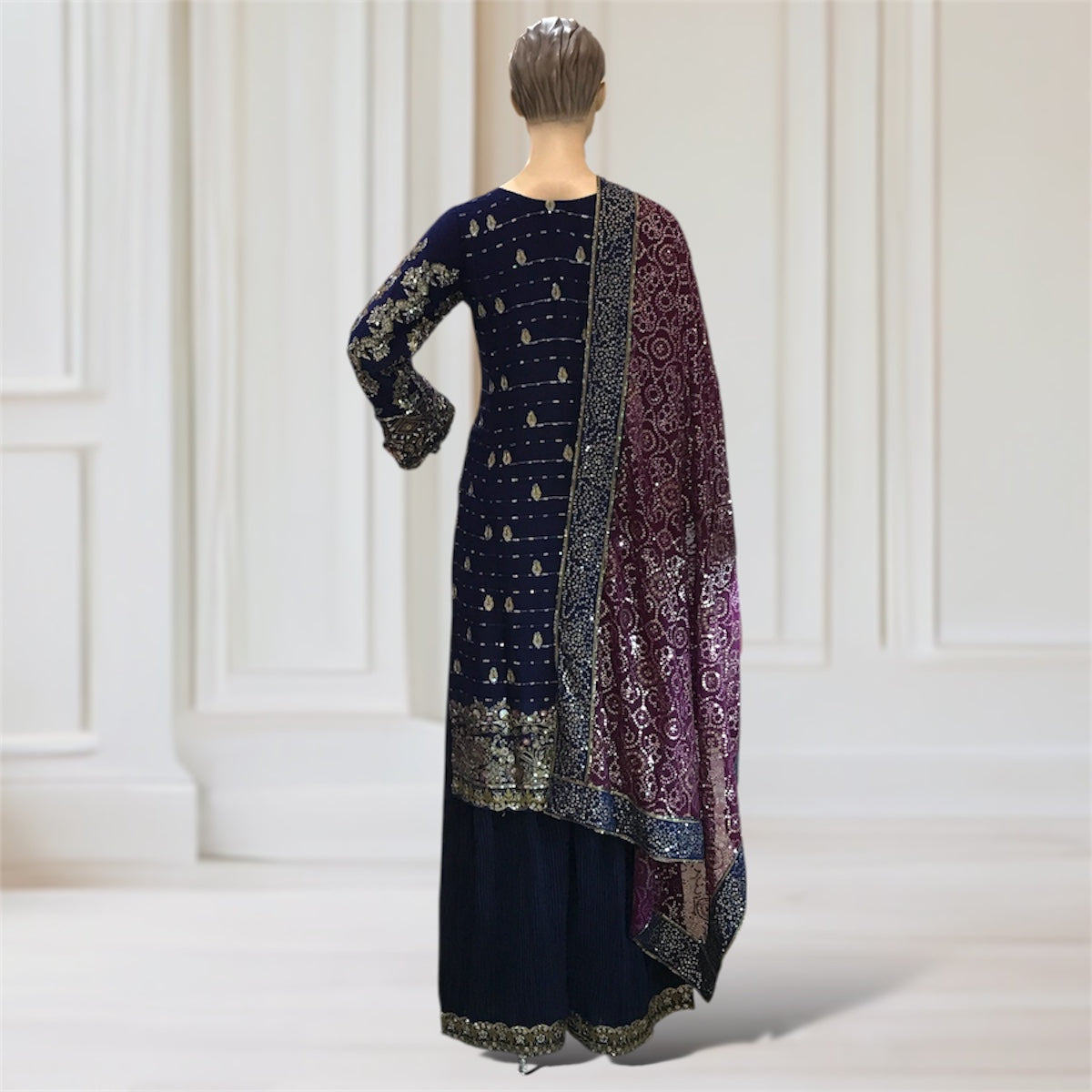 Kurta + Trouser + Scarf