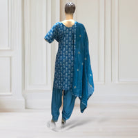 Kurta+Trouser+Scarf