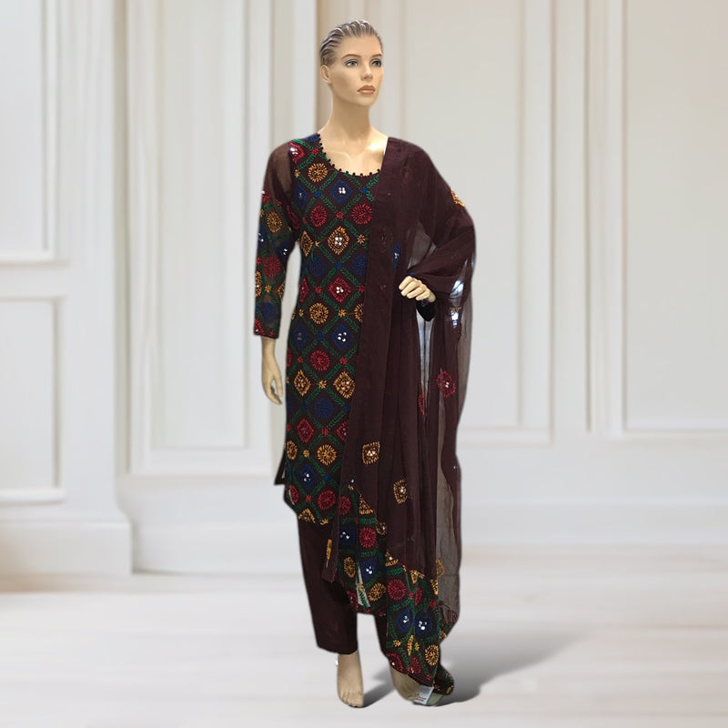 Kurta + Trouser + scarf