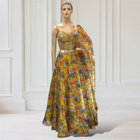 Lehenga + Choli + Scarf