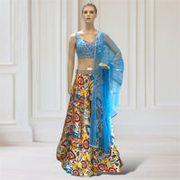 Lehenga + Choli + Scarf