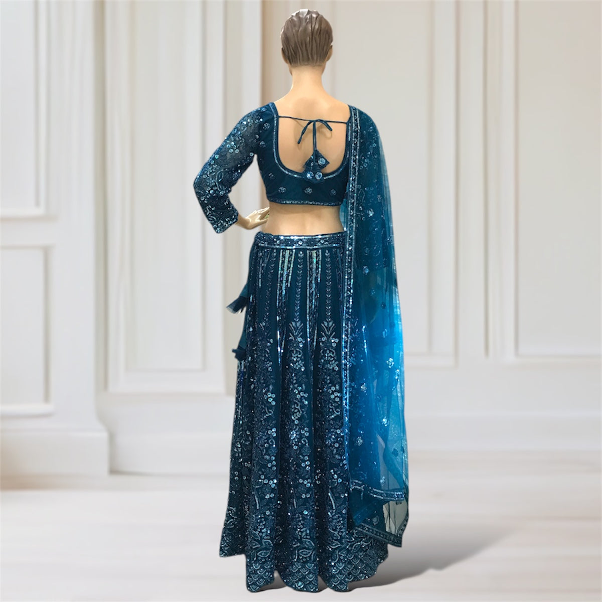 Lehenga + Choli + Scarf