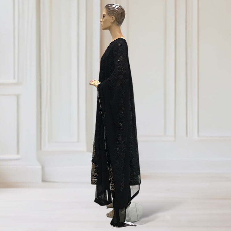 Gown + Trouser + Scarf