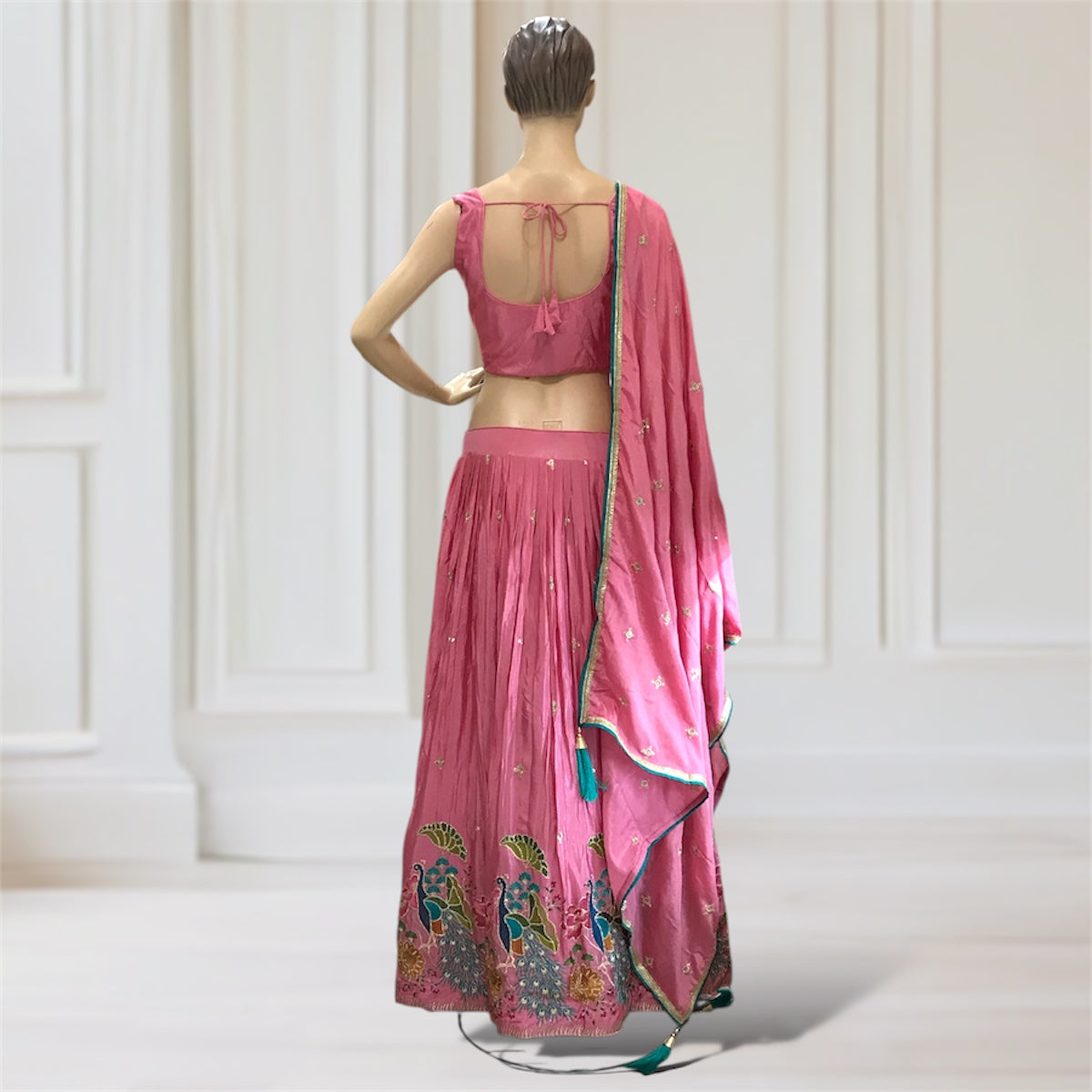 Lehenga + Choli + Scarf