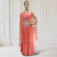 Lehenga + Choli + scarf