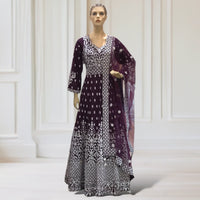 Anarkali Gown + Scarf