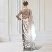 Drape Skirt + Choli + Scarf