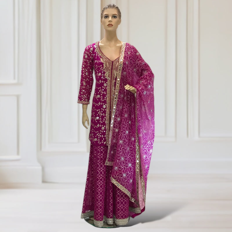 Kurta + Garara + Scarf