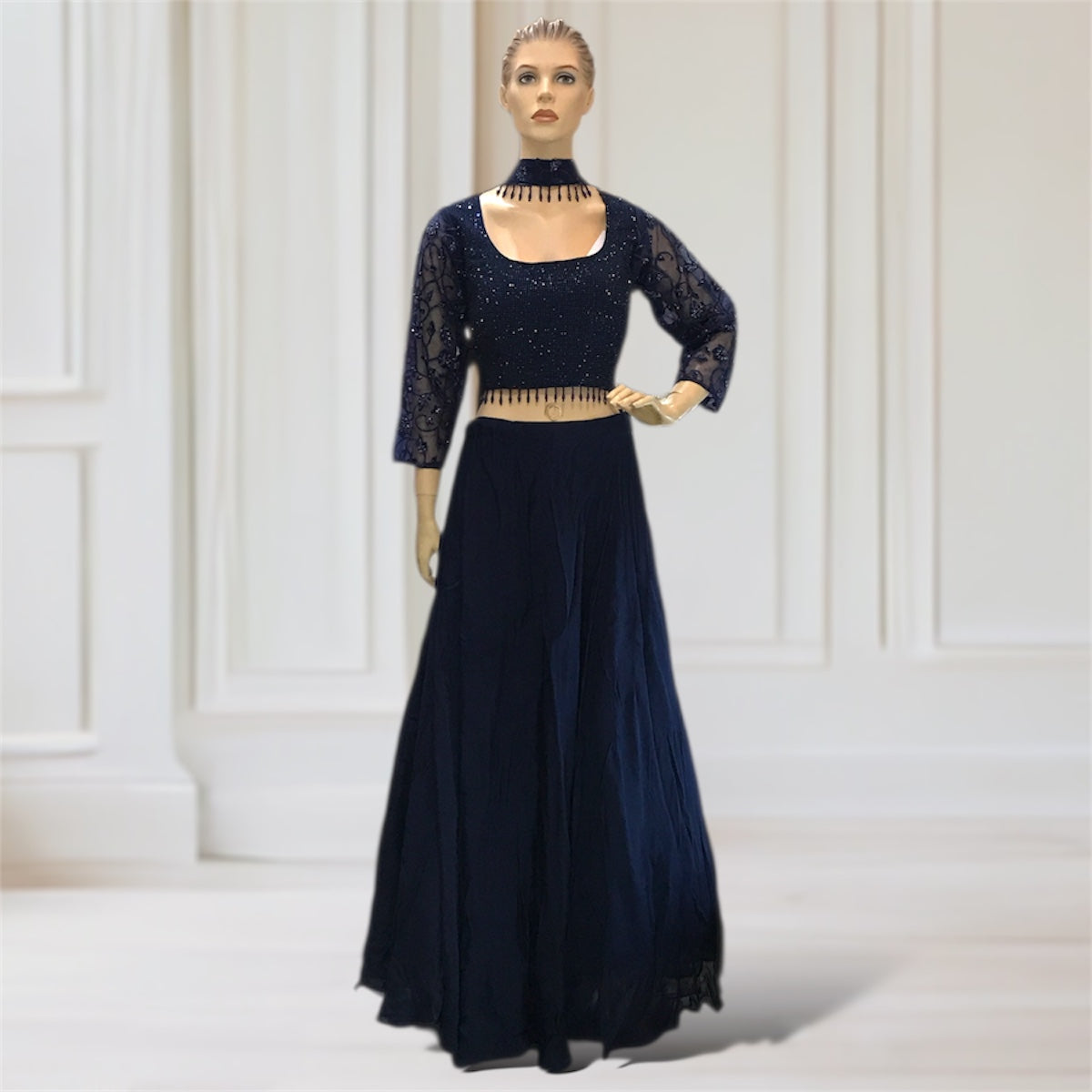 Lehenga + Choli + Scarf