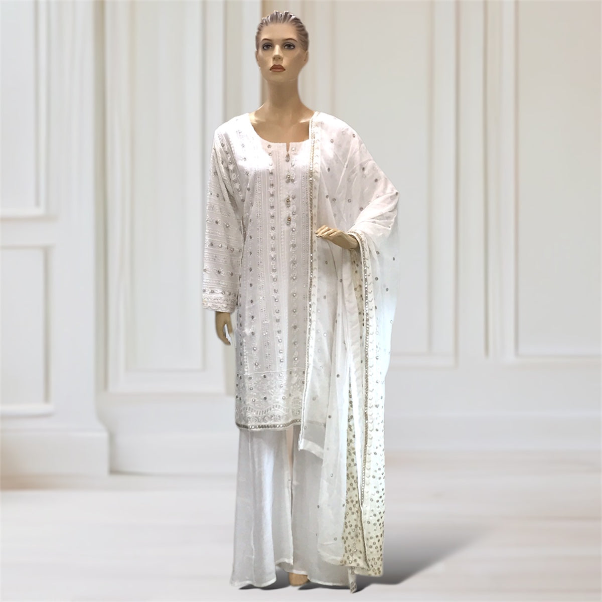 Kurta + Trouser + Scarf