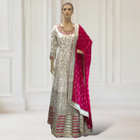Anarkali Gown + Scarf