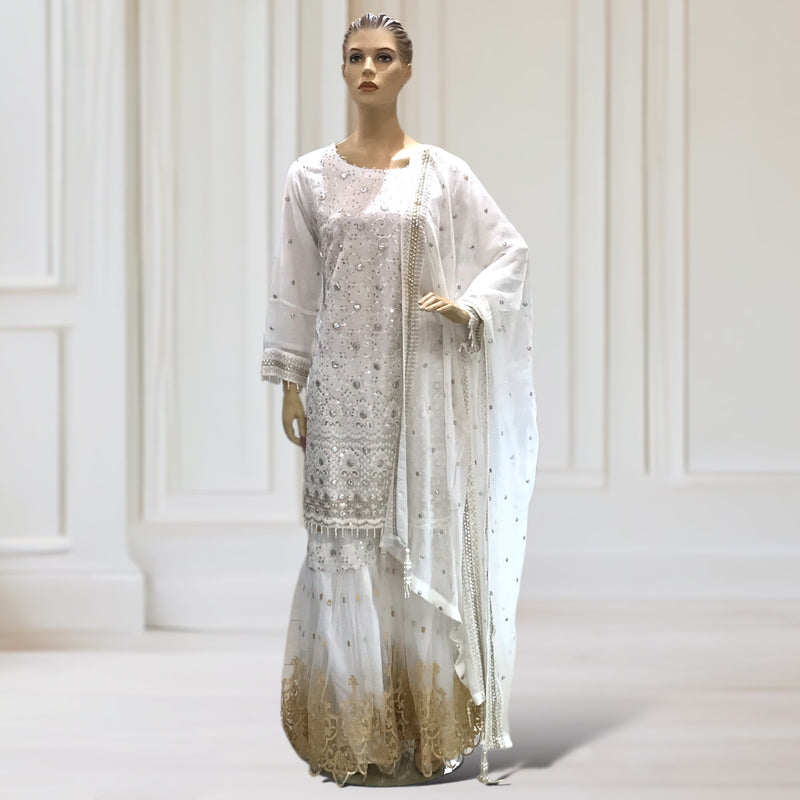 Kurta + Garara + Scarf