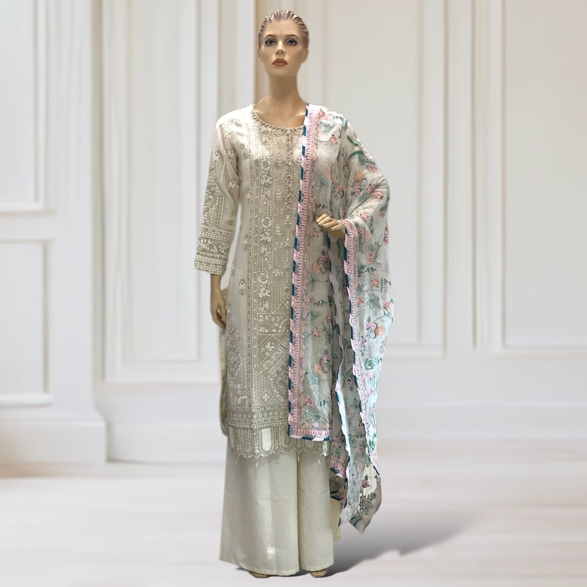 Kurta + Trouser + Scarf