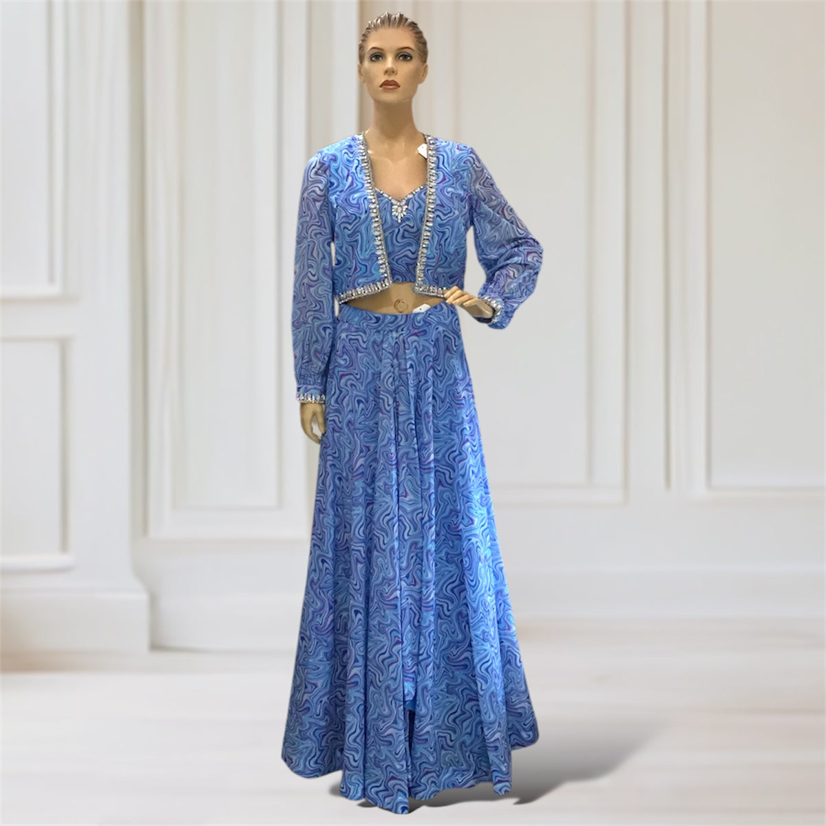Lehenga + Choli + Jacket
