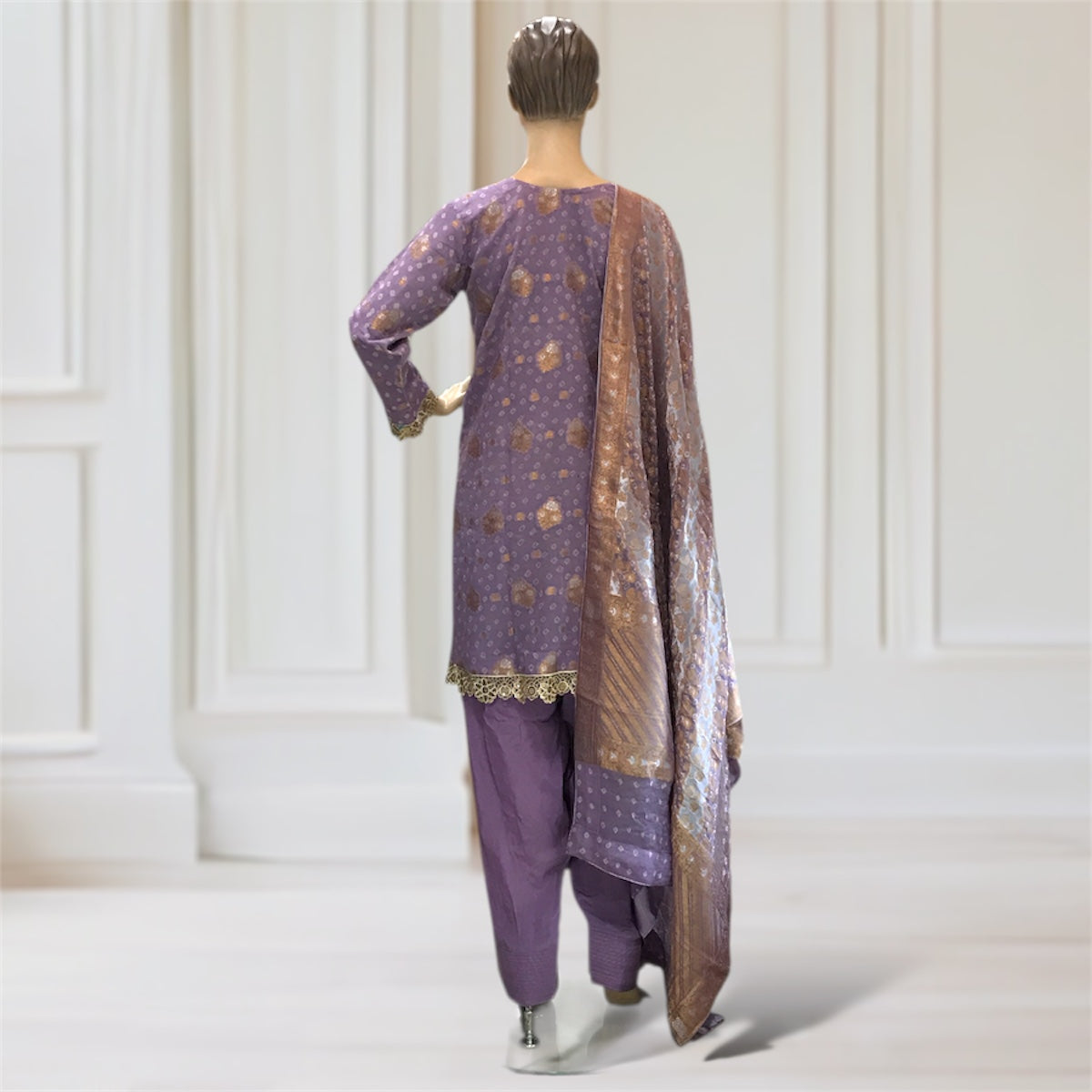 Kurta + Trouser + Scarf
