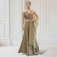 Lehenga + Choli + Scarf