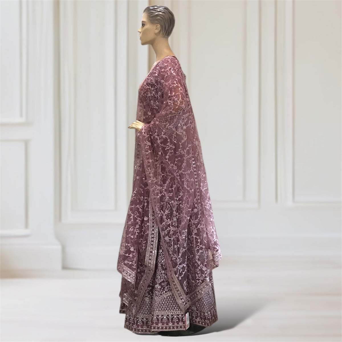 Lehenga + Choli + Scarf