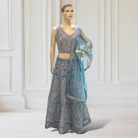 Lehenga + Choli + scarf