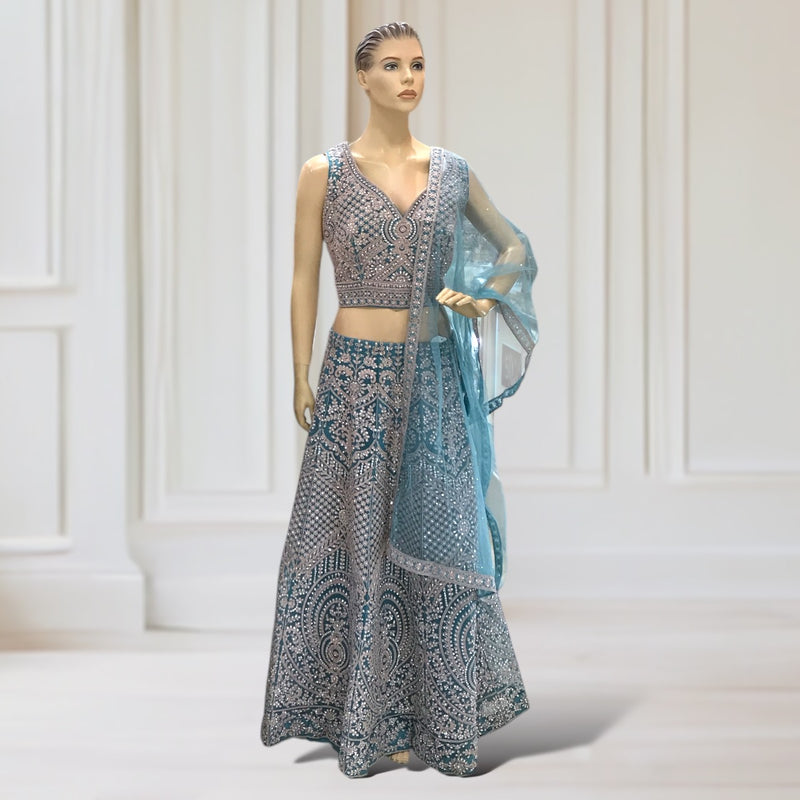 Lehenga + Choli + scarf