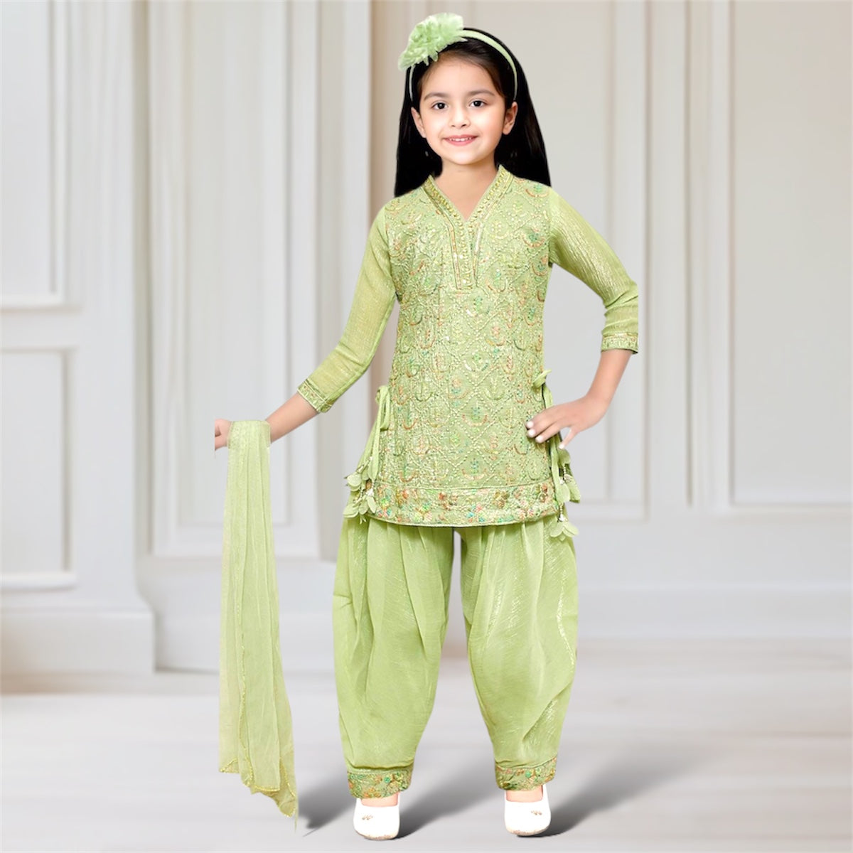 Kurta + Salwar + Scarf