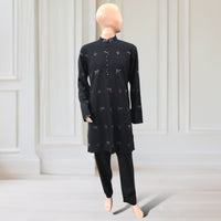 Kurta + Trouser + Vest (Hand Emb)